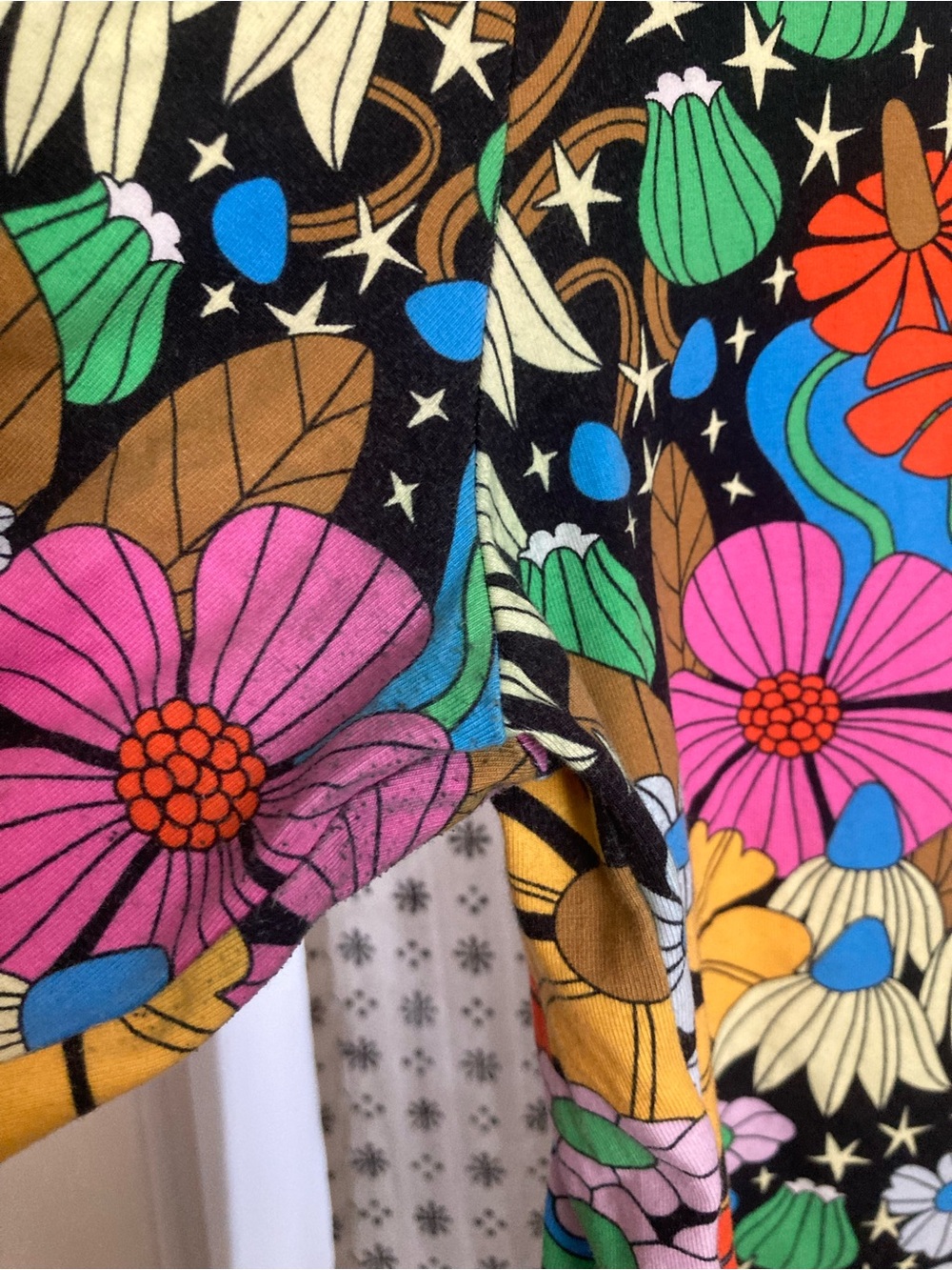 Nooworks Cosmic Floral Long sleeve Tee 2X - Picture 5 of 6